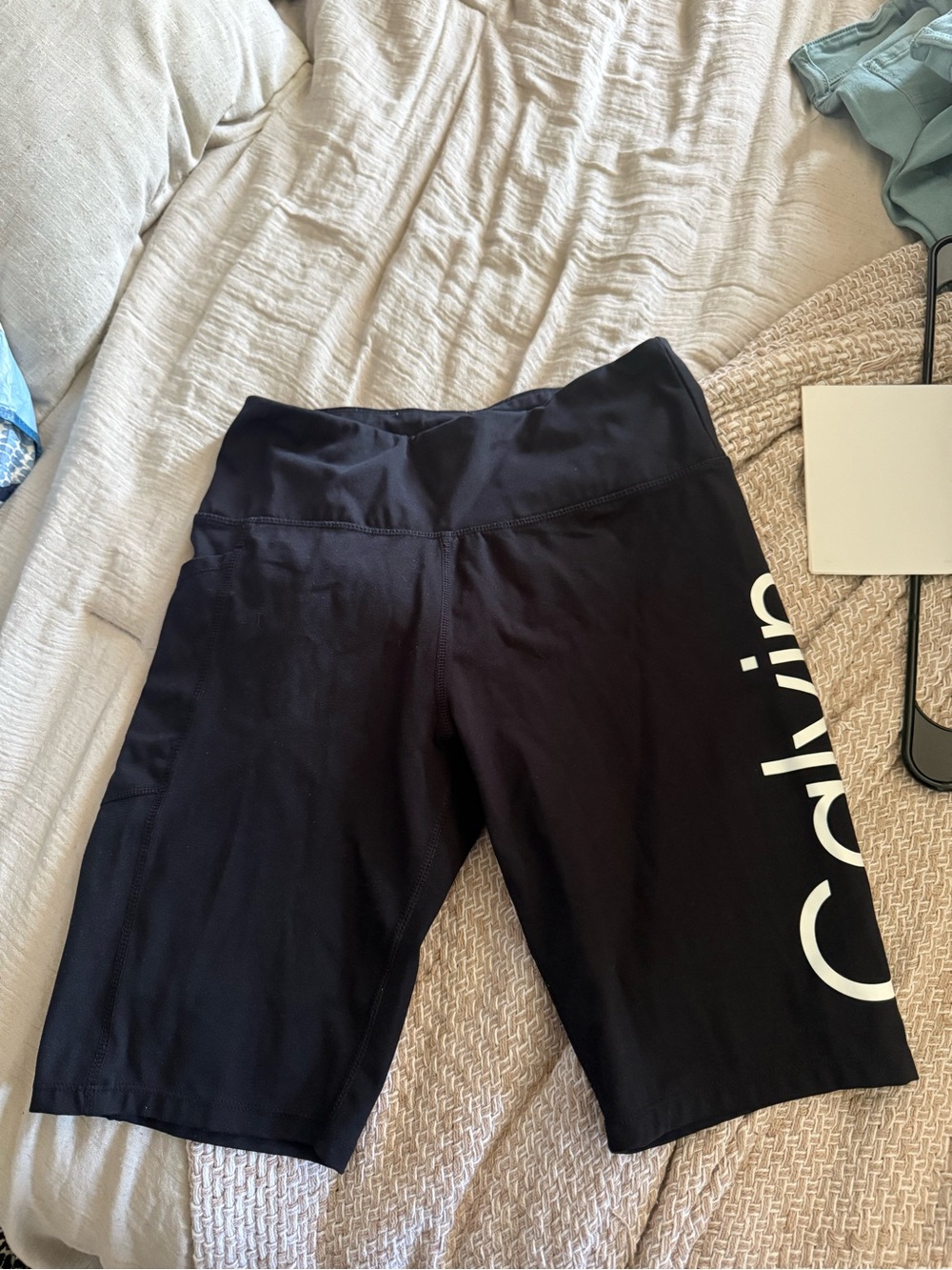 Calvin Klein Black Logo Bike Shorts